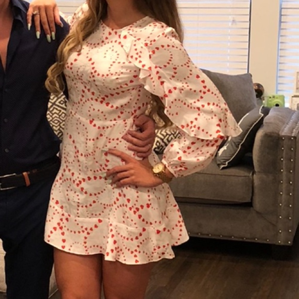 So nice short sexy dress, open on the back, worn once